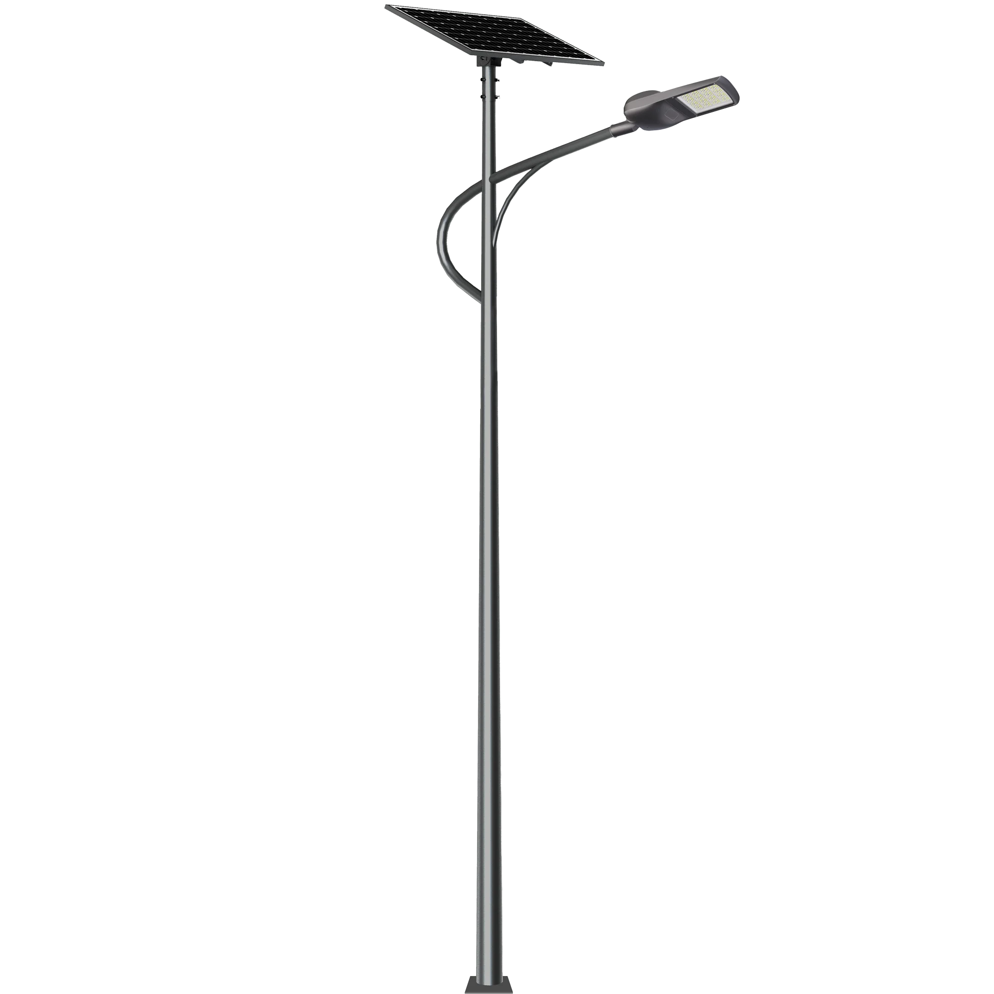 5 Years Warranty Solar Street Lamp 40w 60w 80w 100w IP66 Integrated All in two Solar LED Street Light with Pole