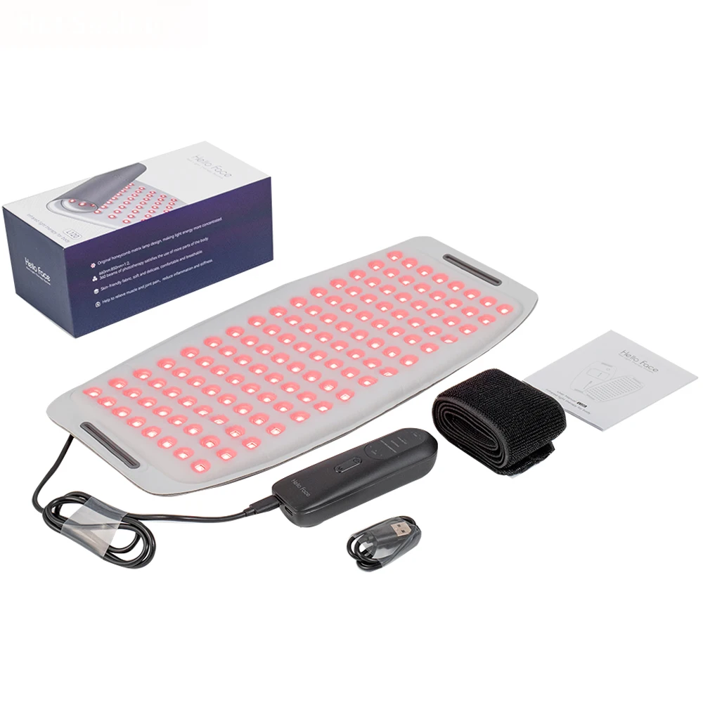 Redlight Therapy Wrap 630nm 850nm Red Light And Near Infrared LED Light Therapy Belt For Decreases Pain
