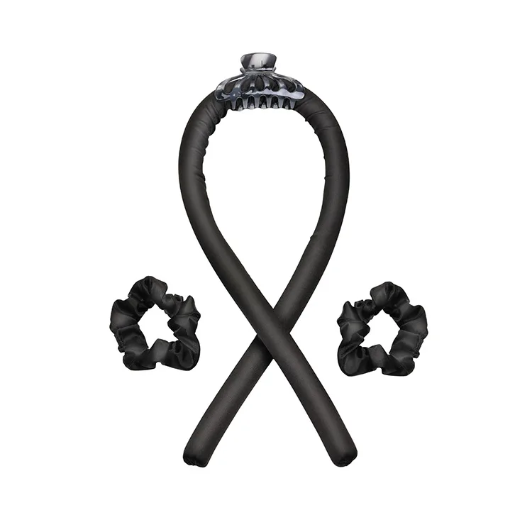 Мода 3 шт./компл. Heatless резинка для волос локоны стержень сна в одночасье мягкая губка без тепла защелка магазина щипцы завивки набор