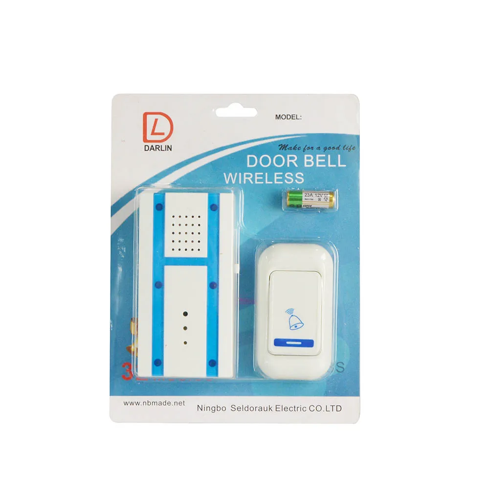 Battery Powered Dc Timbres Inalambricos 32 Melodies Remote Control Wireless Electrical Campainha Sem Fio Doorbell