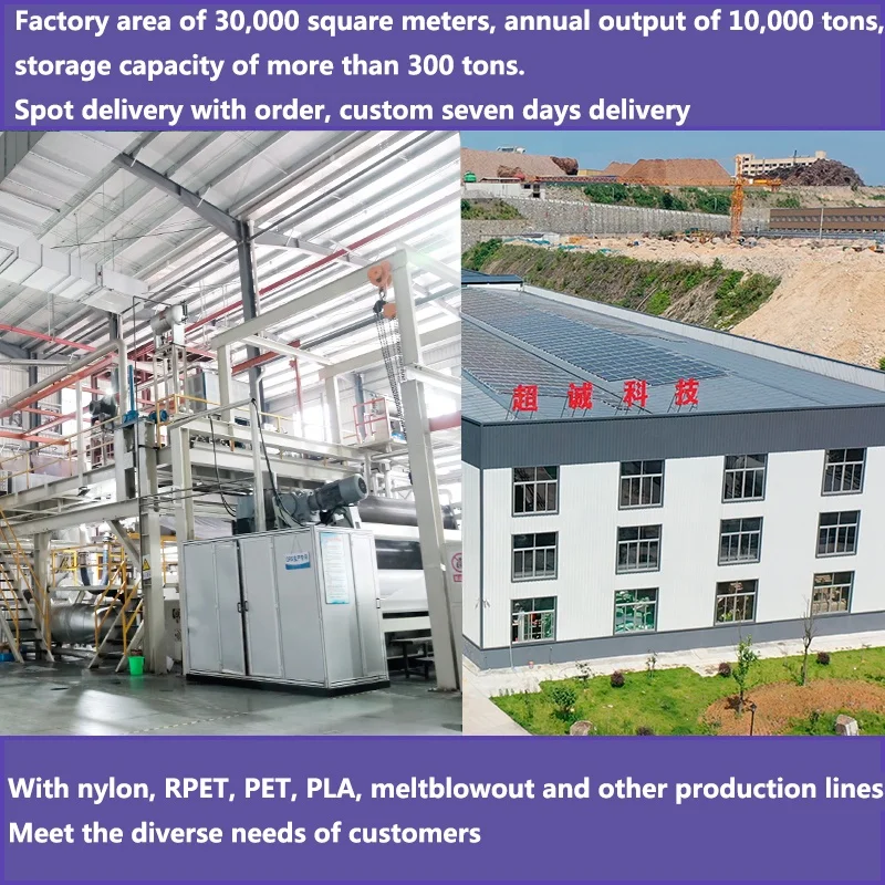 10-25gsm thick  PET/recycled polyester/nylon PA6/ biodegradable PLA  spunbond nonwoven fabric for interlining