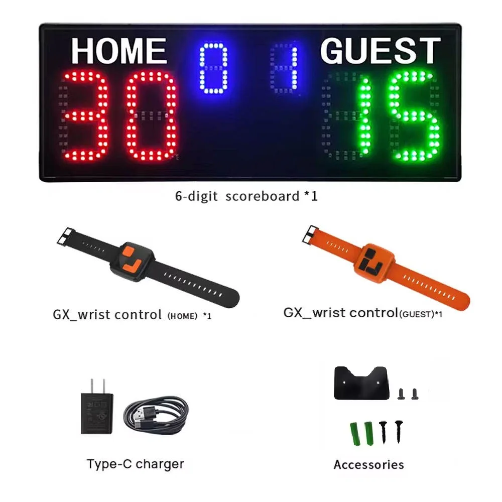 Electronic Digital Portable Match Scoreboard for Tennis Basketball Billiards Volleyball Baseball Game Board Scoreboard
