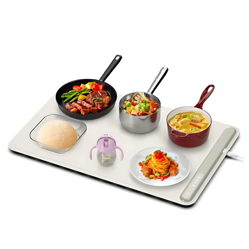 Household use foldable silicone food warming tray digital control 150~400W modern design