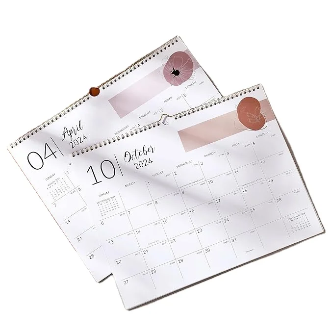 2024-2025 Small Desk Calendar Standing 8x6, 21 Month Small Calendar from Now to June 2025, Aesthetic Monthly Mini Calendar