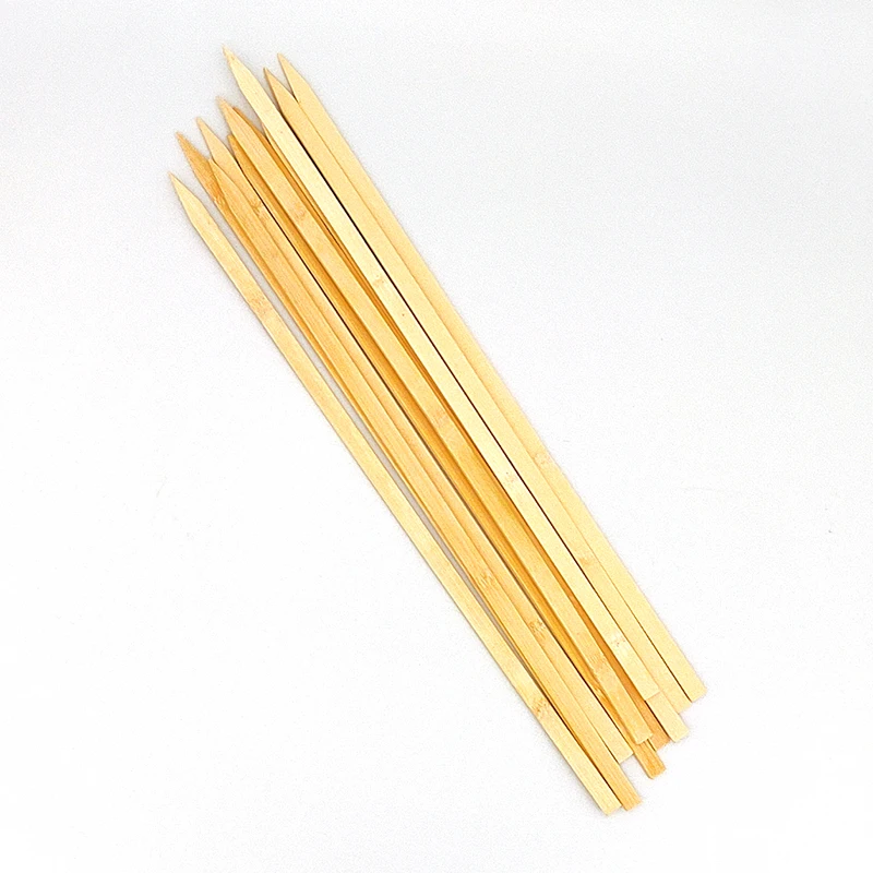 Специальная бамбуковая шпажка для кебаба, Шпажки для кебаба большого размера 10 мм в ширину