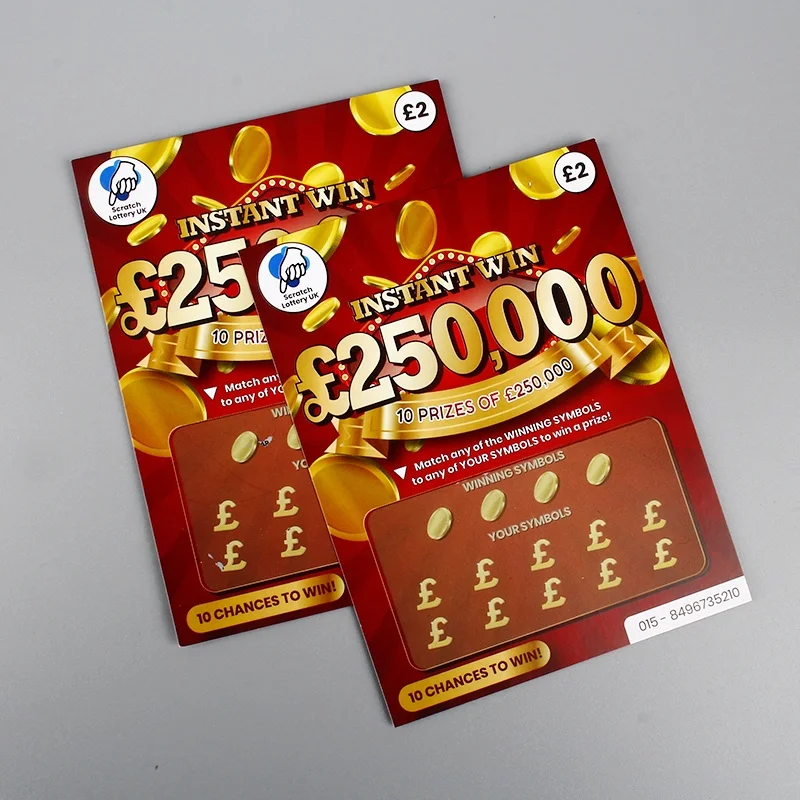
High Quality Lottery Scratch Card Printing,Lottery Scratch Ticket 