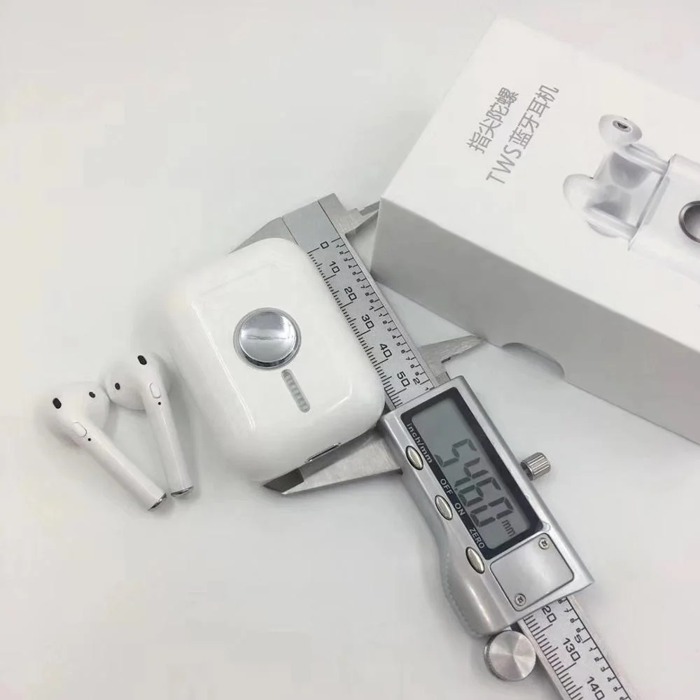 Портативные наушники-вкладыши tws, беспроводные наушники-вкладыши с ручным спиннером и зарядным чехлом