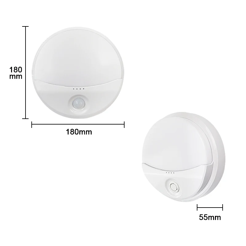 15W IP65 Round wall Ceiling mount LED Ceiling Lamp microwave radar sensor switch Smart waterproof motion sensor ceiling Light