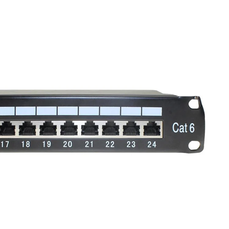  China factory patch panel 24 port cat5e cat6