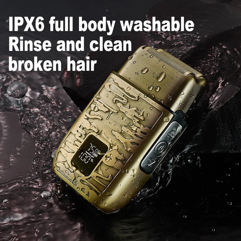 Lanumi 740 All Metal Rechargeable Nose Trimmer Cordless Electric Electric Grooming Kit Cordless Hair Trimmer Clipper Sets Usb