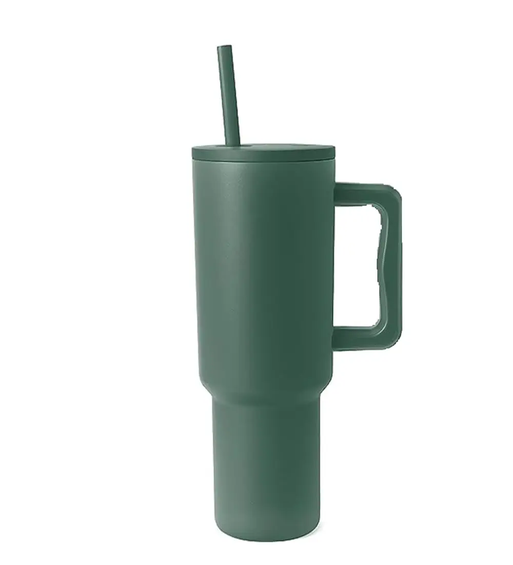 Wholesale 40oz Tumbler with Handle with Lid and Straw Stainless Steel Double Wall Vacuum Insulated Cup 40OZ Tumbler