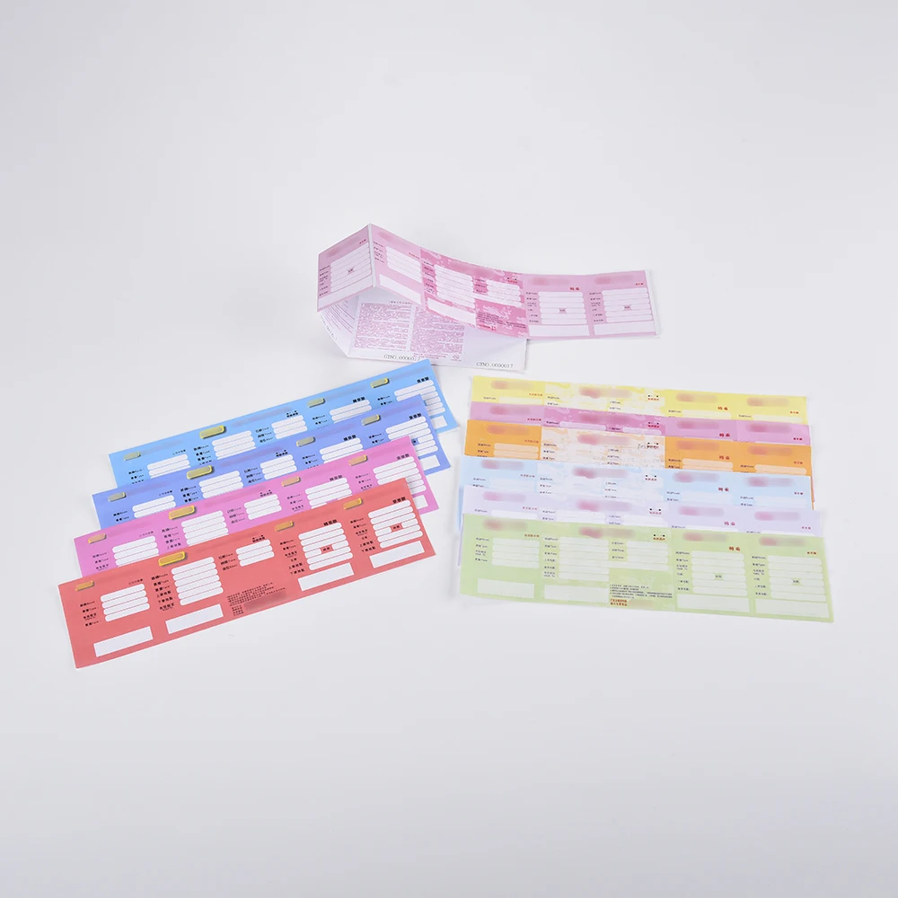 Made In Hong Kong Wood-Free Printing Paper Custom Ticket Paper Rolls For Commercial Use