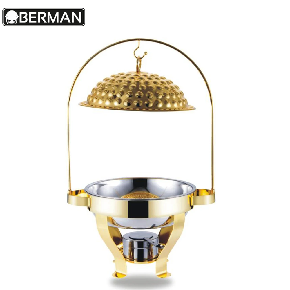 Other hotel & restaurant supplies electric chafing dish rose gold stainless steel buffet warmer set induction chafing dish