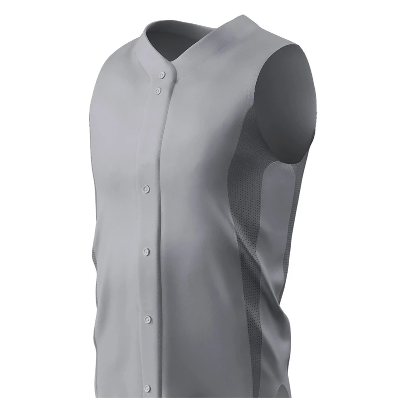 RG Stylish Men Baseball Sleeveless Tank Top Travel Vest Gym Mesh Breathable Sublimation Baseball Jerseys