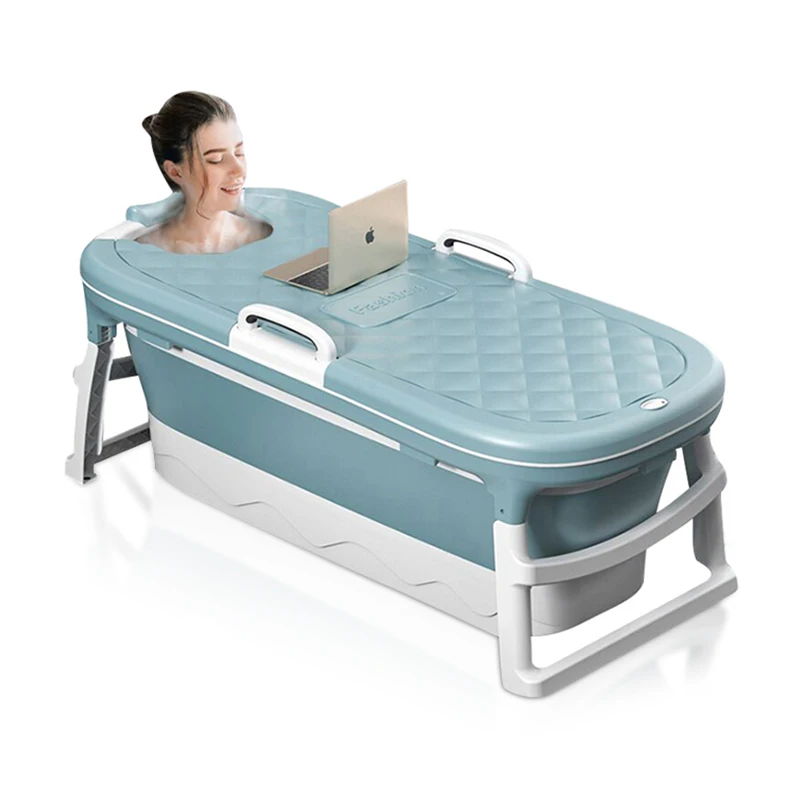 Heat safe collapsible indoor portable free standing personal bathtub