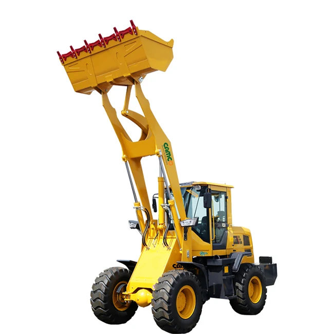 China made high quality compact ZL16 articulated 1.6 ton front end wheel mini loader
