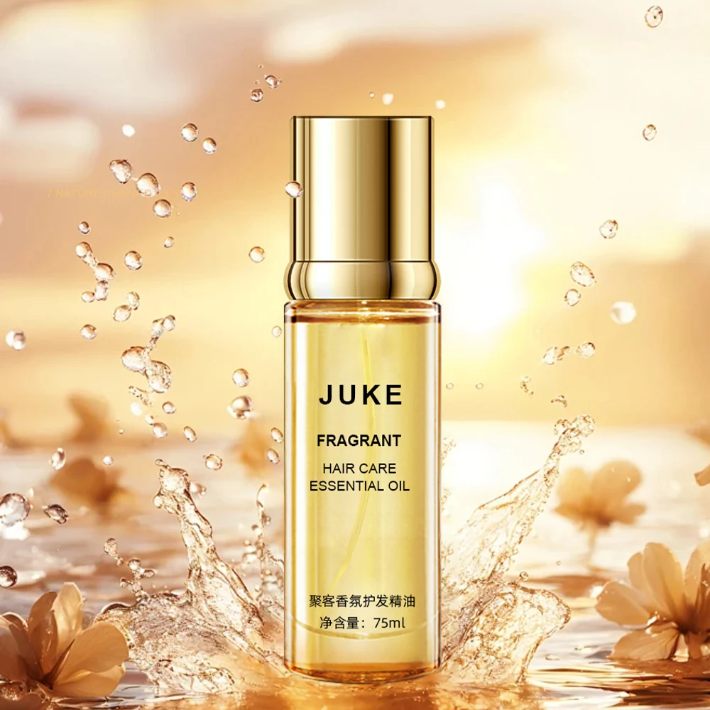 Factory Customized Hair Care Essential Oil Vitamin Enriched Premium and Long-lasting Rose Scent Hair Serum for Women