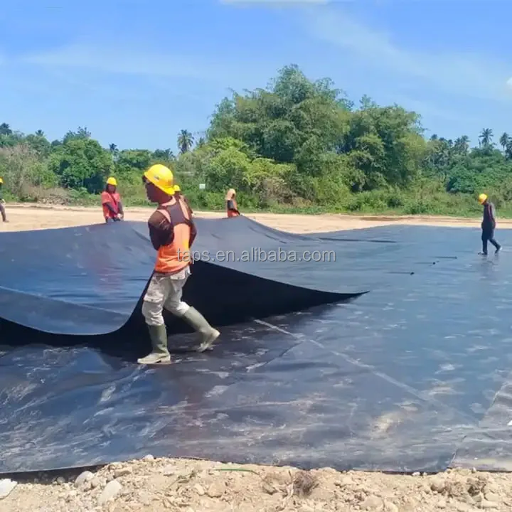 Fish Farm Pond Liner Hdpe Geomembrane 1mm 1.5mm 2mm