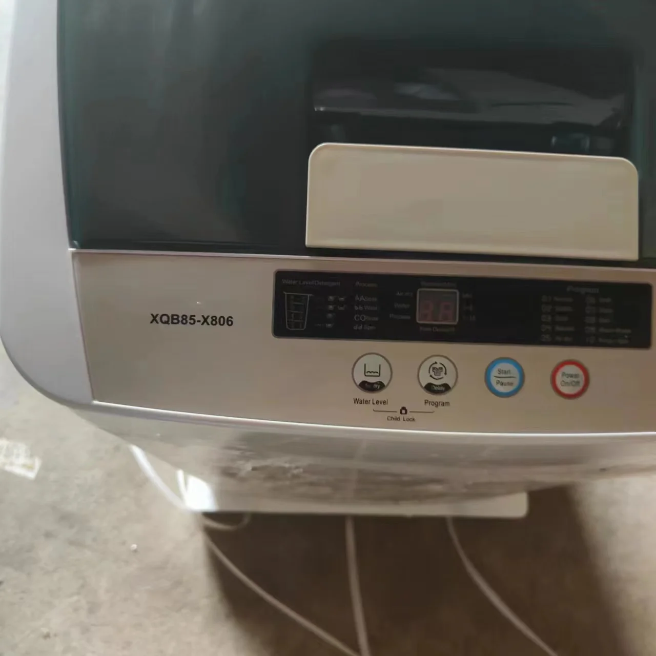 Hot selling 8.5kgs big capacity touch screen multi purpose automatic washing machine with dryer