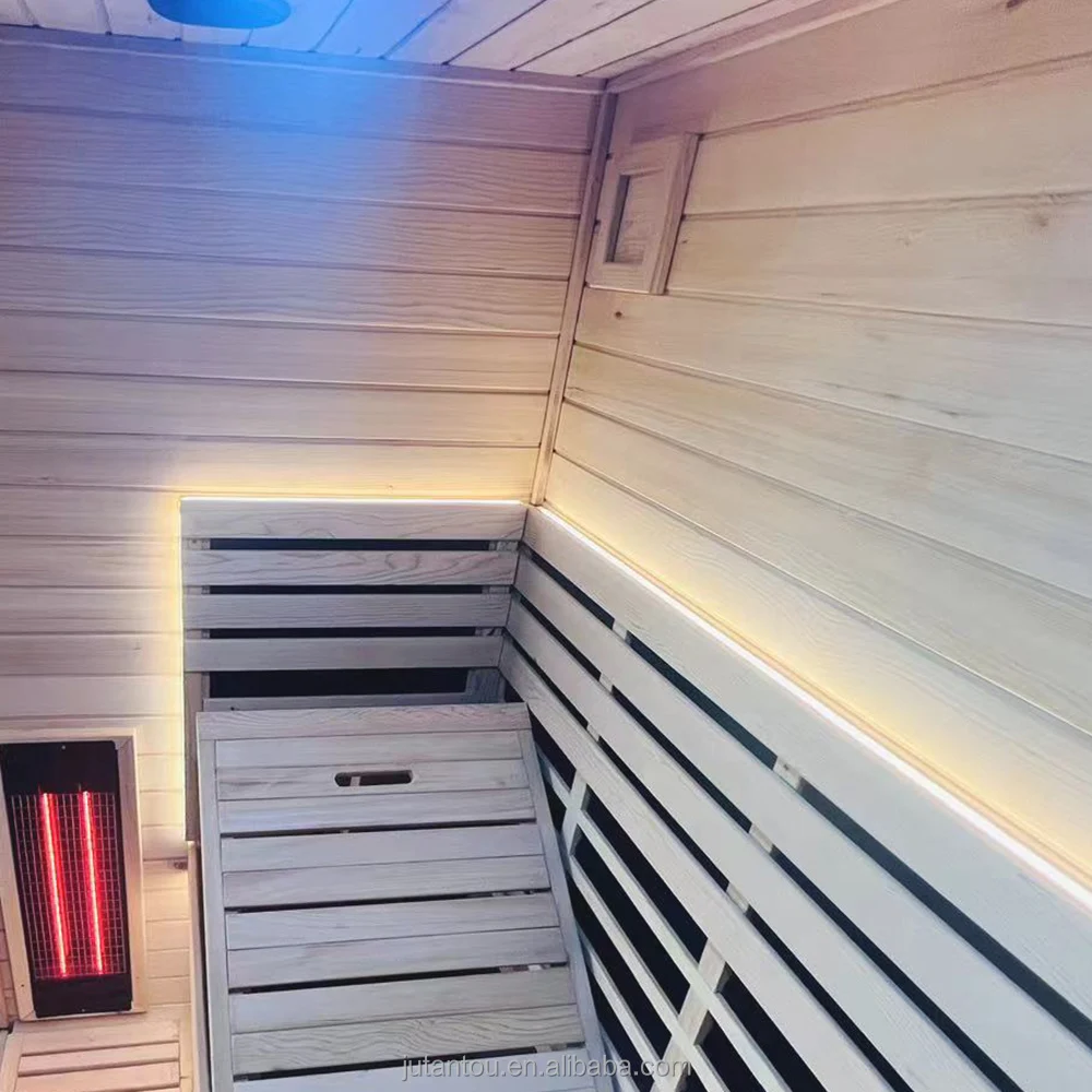 Custom Steam Infrared Sauna Room Outdoor 2 Person