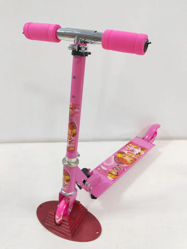 2023 folding children  kick scooter with light 2 wheels