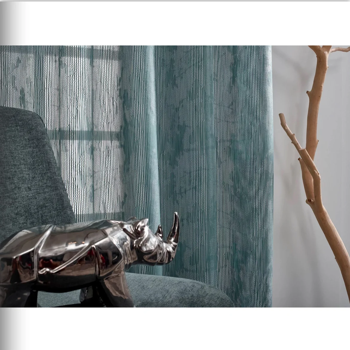 European Germany factory direct sales ready made style sheer curtains for the living room luxury