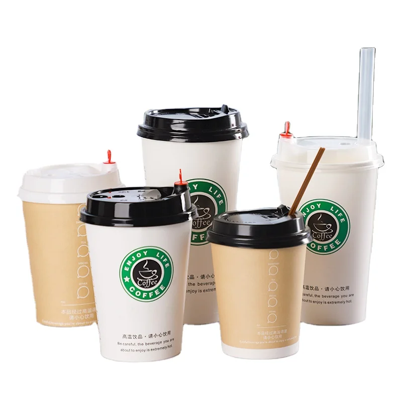 350ml  eco-friendly Disposable  Drinking water  coffee paper  cups eco-friendly For hot/cold drink beverage packaging container