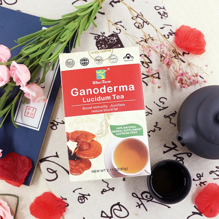 Ganoderma lucidum tea Let your body be refreshed Enhance immunity and lower blood lipids 20 bags per box