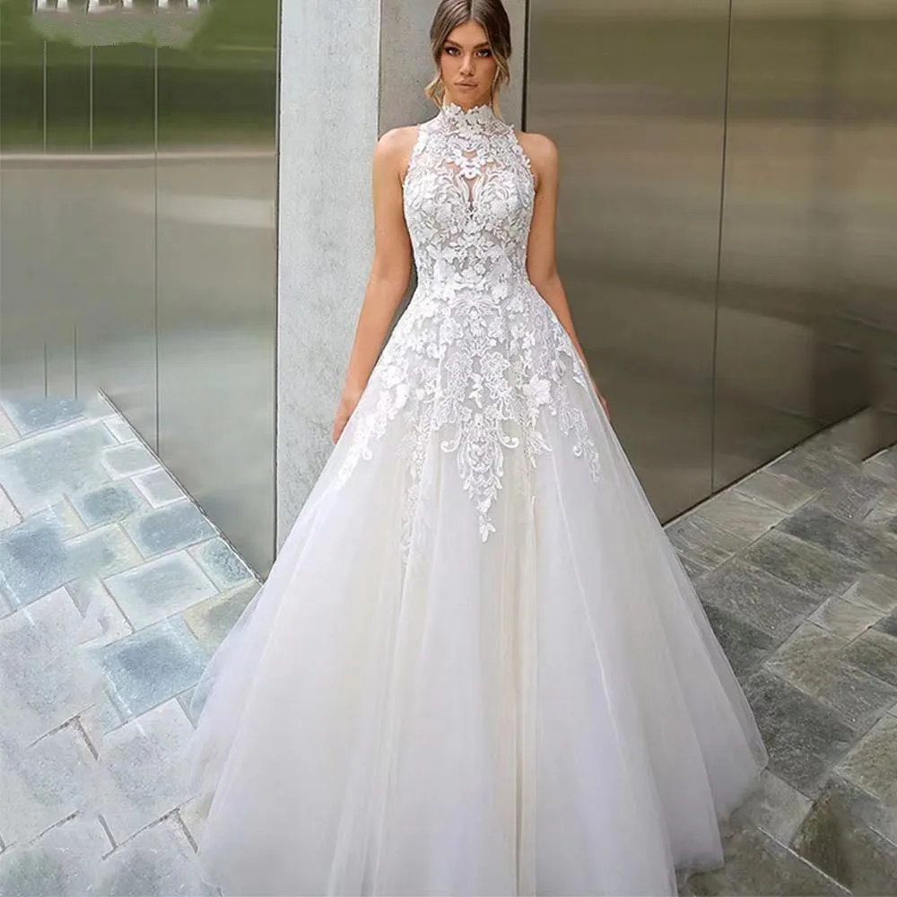 ZX-1153 Light Champagne Canada Dreams Princess Bride Ball Gowns Long Tail Wedding Dresses