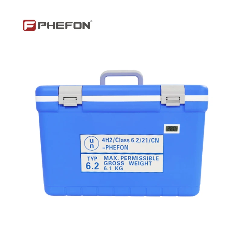 Phefon Certified UN3373 Biological Substances Cold Chain Transport Cooler Box Container