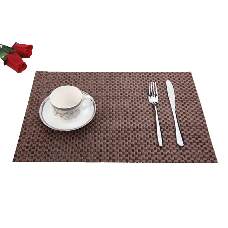 Table Mats Woven Placemats Rectangular Placemat Pvc Plastic
