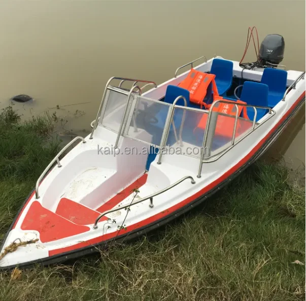 Sea fishing boat world popular design fiberglass speedboat hotel amusement park outdoor leisure equipment floating dock