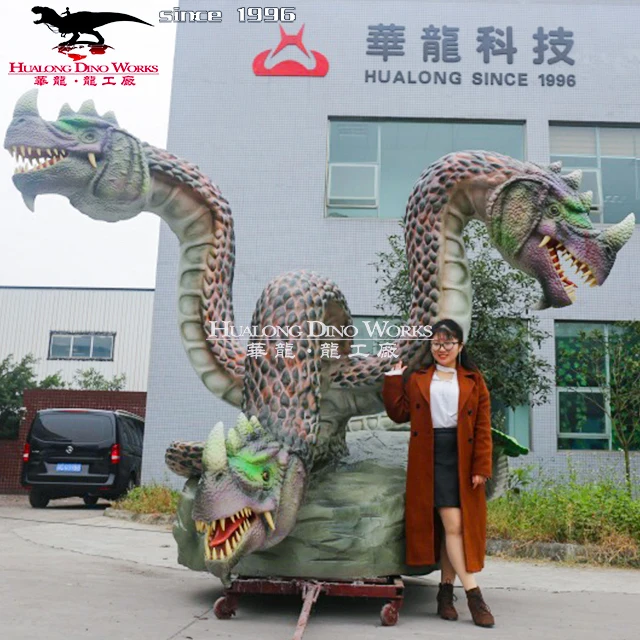 Giant and Fire-breathing Animatronic Big Dragon for Sale
