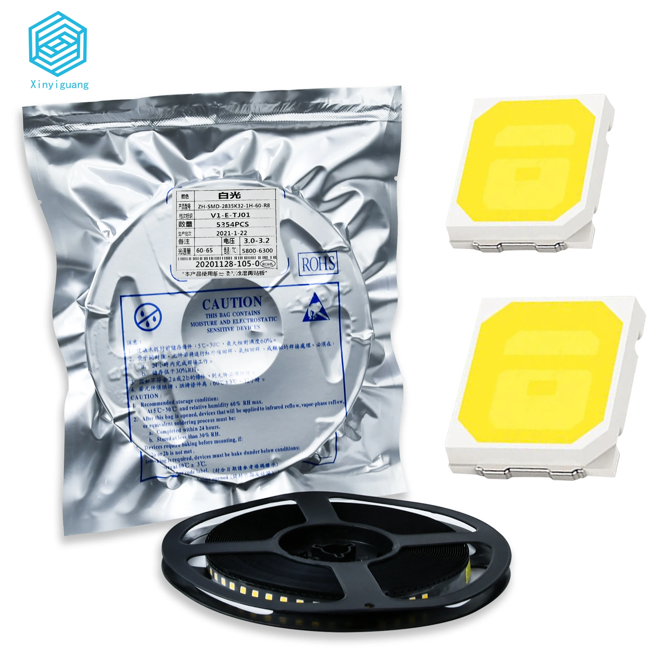 1W 3V 6V 9V double triple crystal especificaciones smd 2835 led rgb 2835 led module chip 2835 smd led