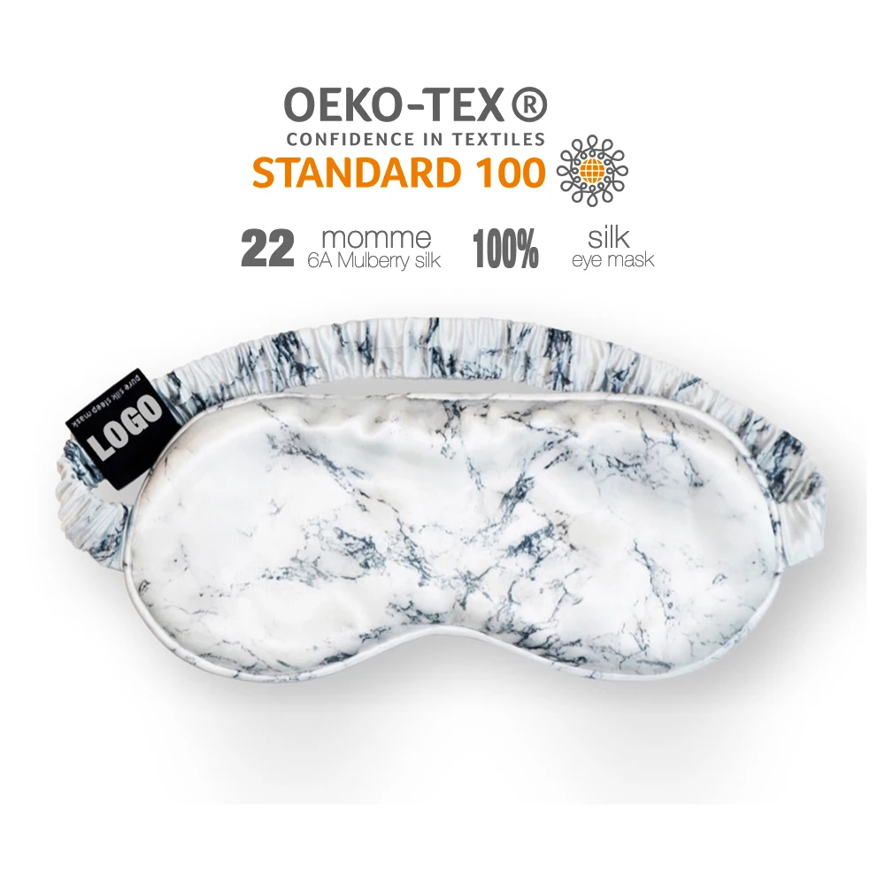 Custom  Wholesale Natural Mulberry silk sleeping under eye masks silk for eye sleep silk eye mask