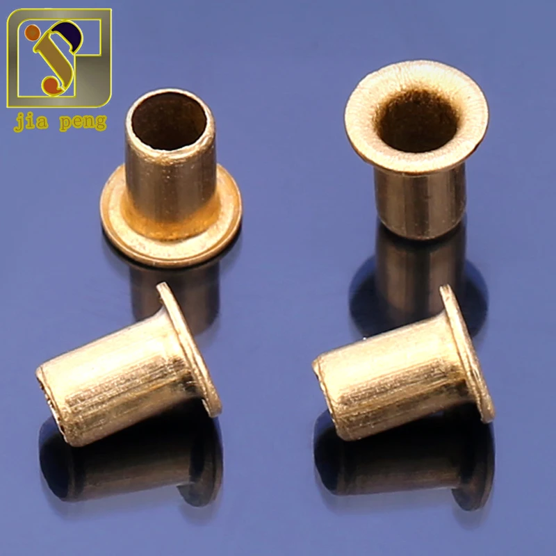 Factory Supply Wholesale Brass Grommets Brand New Copper Hollow Stud Small Size Through-Hole Eyelets