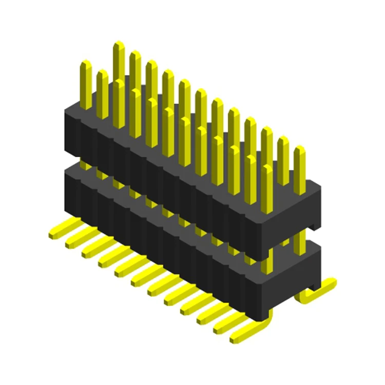 Pin header 2.54mm male header conector, SMT Type, FCI 54242
