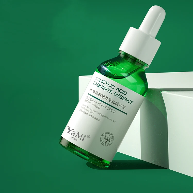 Private Label Moisturizing Brightening Pore Shrink Serum Facial Remove Blackheads Exfoliate Salicylic Acid Skin Care Serum