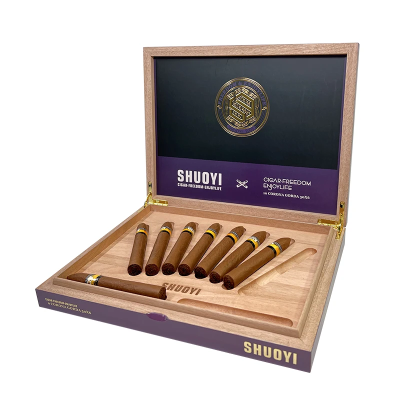 High Quality custom cigar boxes Packing cigar box wood Storage Spanish Cedar wood humidor Box