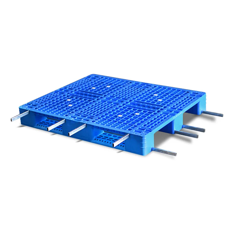 warehouse double side blue plastic pallet cheap price HDPE material new