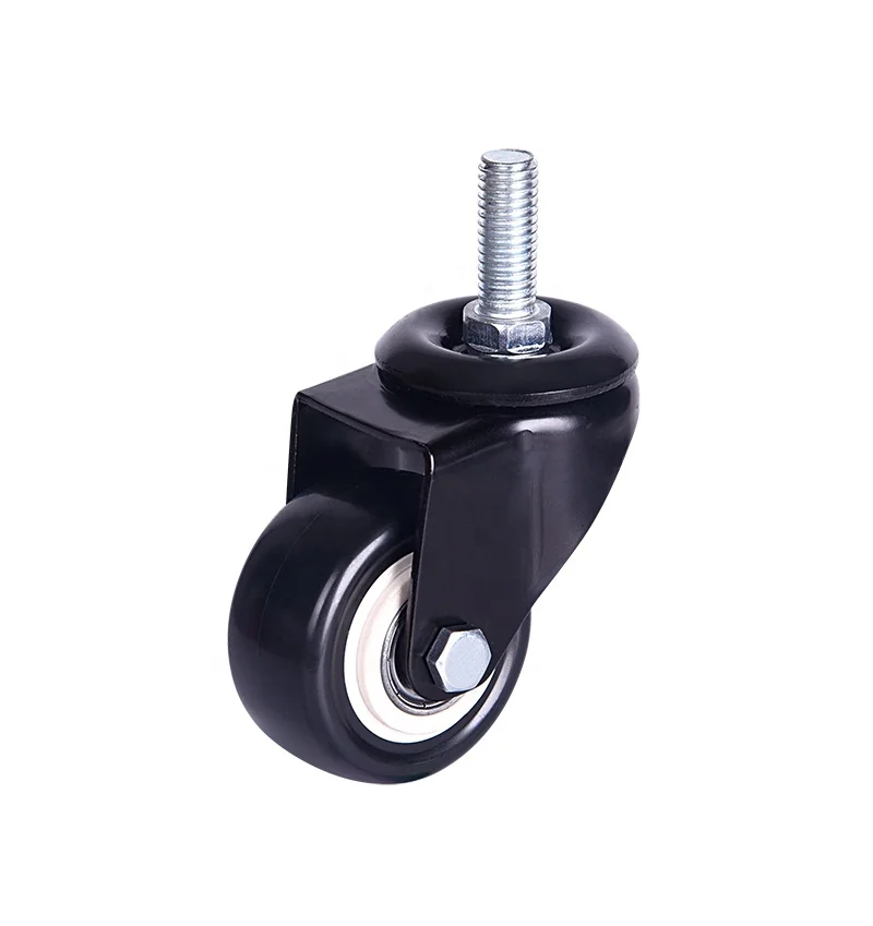Factory direct 50mm castor polyurethane office universal wheel packing machine castor wheel