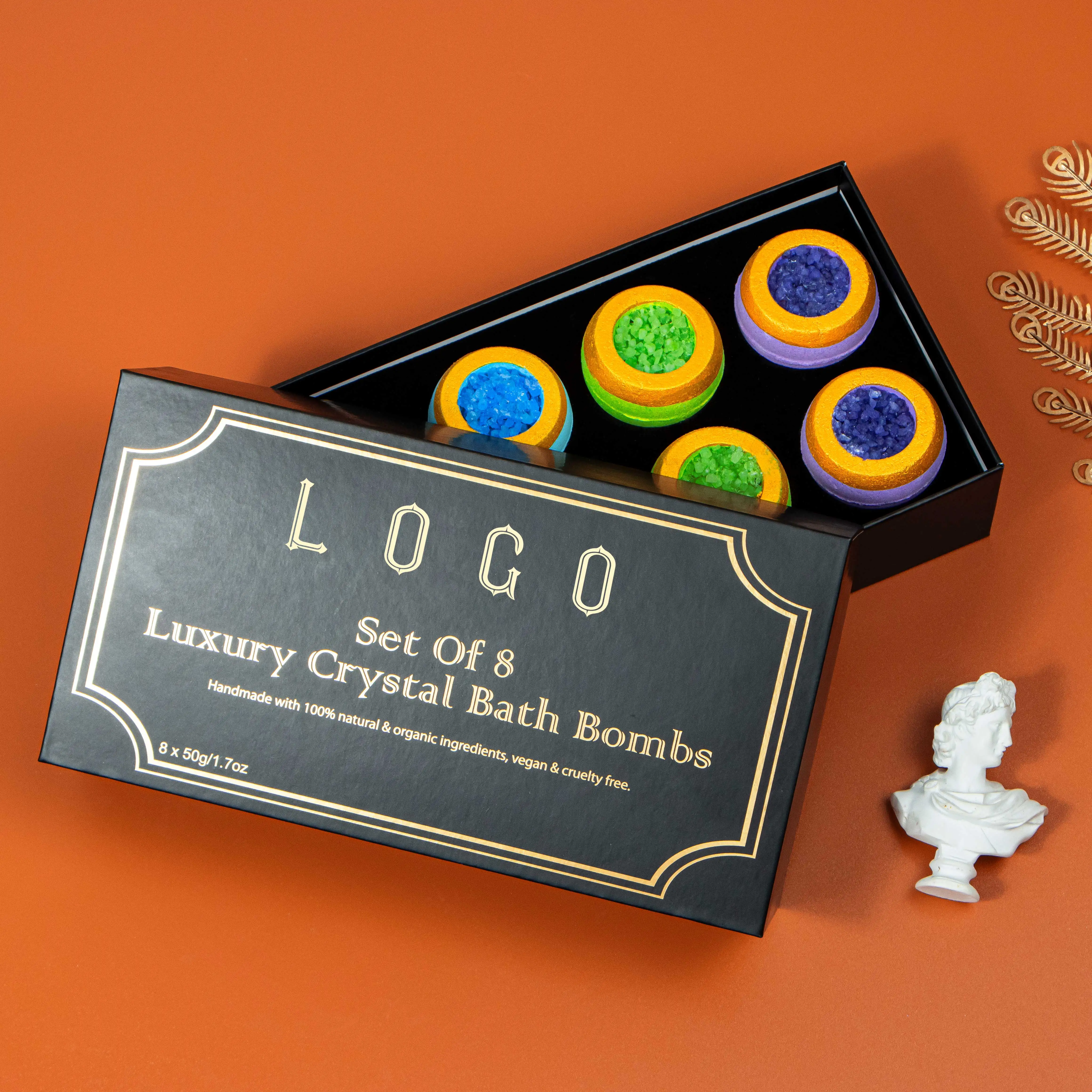 Custom Logo Flower Bath bombs Factory Wholesale Rose Lavender Dried Flowers Petals Bath Bombs