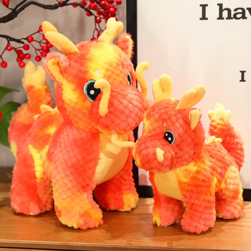 2024 New Products Chinese Dragon Plush Toy Cute And Joyous Stuffed Animal Toys Dragon  Mini Toys Dragon  For Kids And Girls Gift
