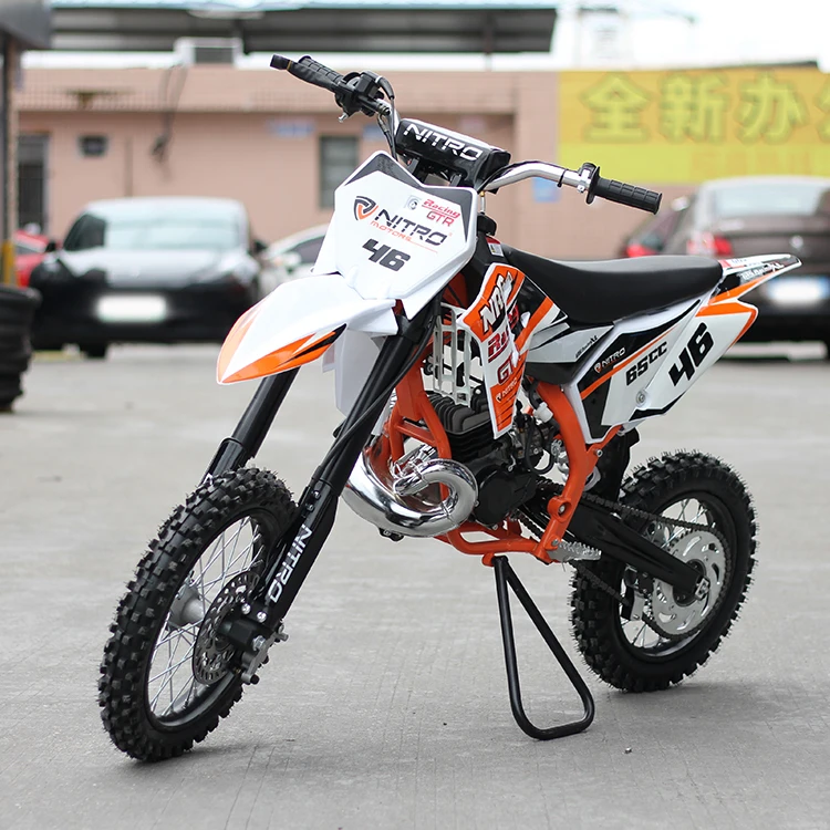 Latest design advanced CDI ignition way single cylinder engine 50cc dirt bike 2 stroke for sale