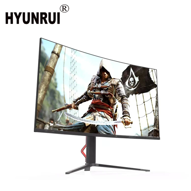 Factory wholesale 32inch 165HZ 1920/1080 gaming monitor  FHD   1ms2ms response time 16:9 super wide R1800 curved monitor