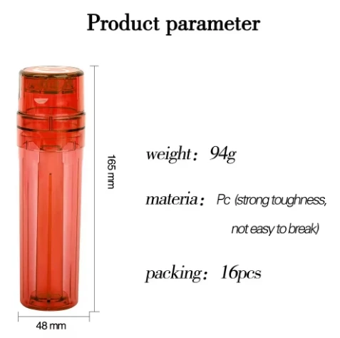 Mini Manual Roller Cigarette Maker Plastic With Cone Holder 4-layer Tobacco Grinder Cigarette Rolling Horn Tube Smoke Cutter