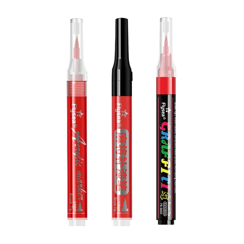 10 Jumbo Colored Markers, 15mm Jumbo Tip, Acrylic Paint Markers for Rock Painting, Stone, Ceramic, Glass, Wood, Canvas