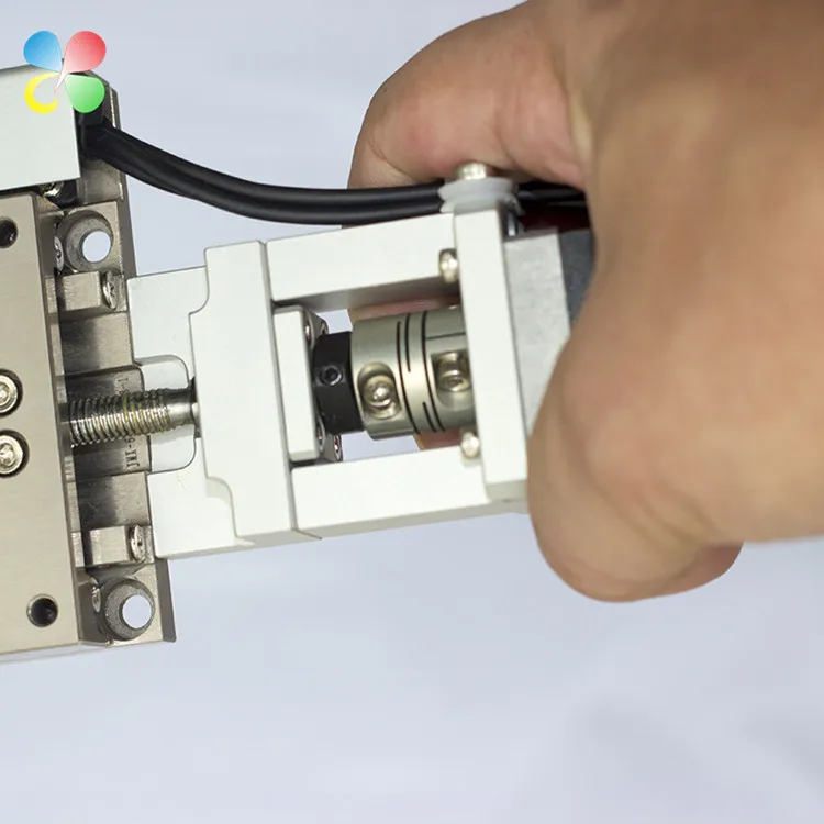 C&K High Quality Steel 40x40mm X Stage Electric Linear Stage Table Trimming Platform Aluminum CNC  Motorized Stage