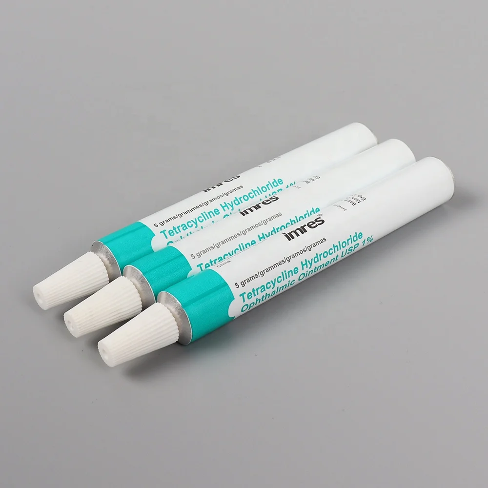 Aluminum Round Empty Ointment Tubes Container unguent