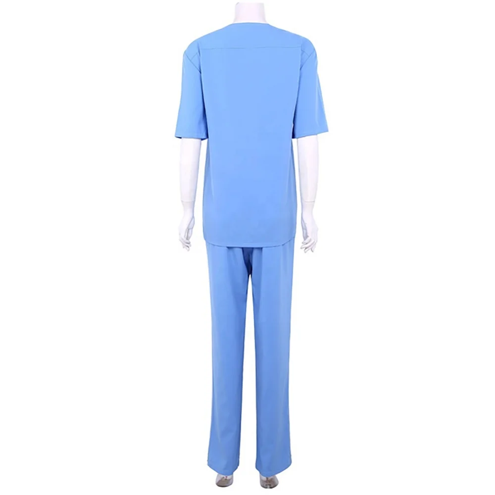 2023 Latest Embroidery Medical Uniforms Nursing Uniforms New Design Stretchy Soft Short Sleeve Customized Hospital Nurse Scrubs